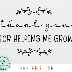 Danke fürs helfen mir zu wachsen SVG, Danke fürs helfen uns wachsen SVG, Lehrer Dankeschön SVG, Lehrer Pflanzentopf, Lehrer Jahresende Geschenk, png