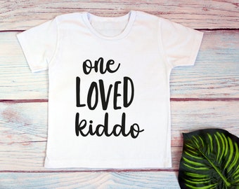 One Loved Kiddo SVG, Baby Onesie Design (Digital Download)