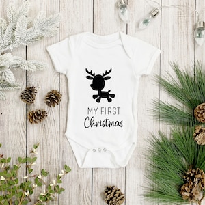 My first christmas svg, 1st christmas cut file, baby first christmas svg, christmas clipart, baby girl, baby boy, cute rentier svg cut file