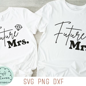 未来の奥さん svg、未来の男性 svg、新郎新婦 svg ファイル、ウェディング T シャツ svg、夫と妻 svg、花嫁になる svg、結婚する svg、