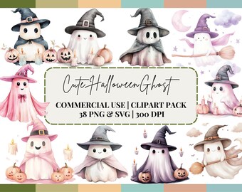 Süßer Halloween-Geist Clipart als Download PNG
