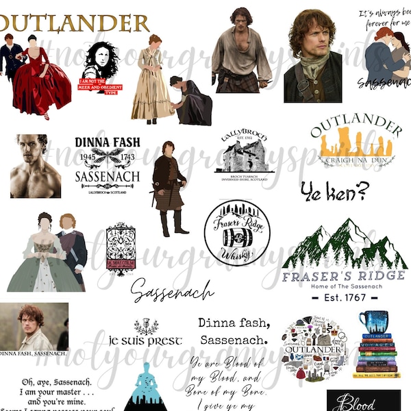 Outlander PNG Digital Download