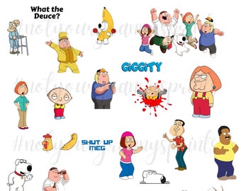 Family Guy PNG Digital Download