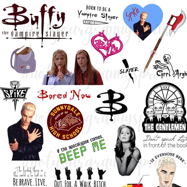 Buffy the Vampire Slayer PNG Digital Download