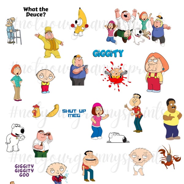 Family Guy Template Etsy
