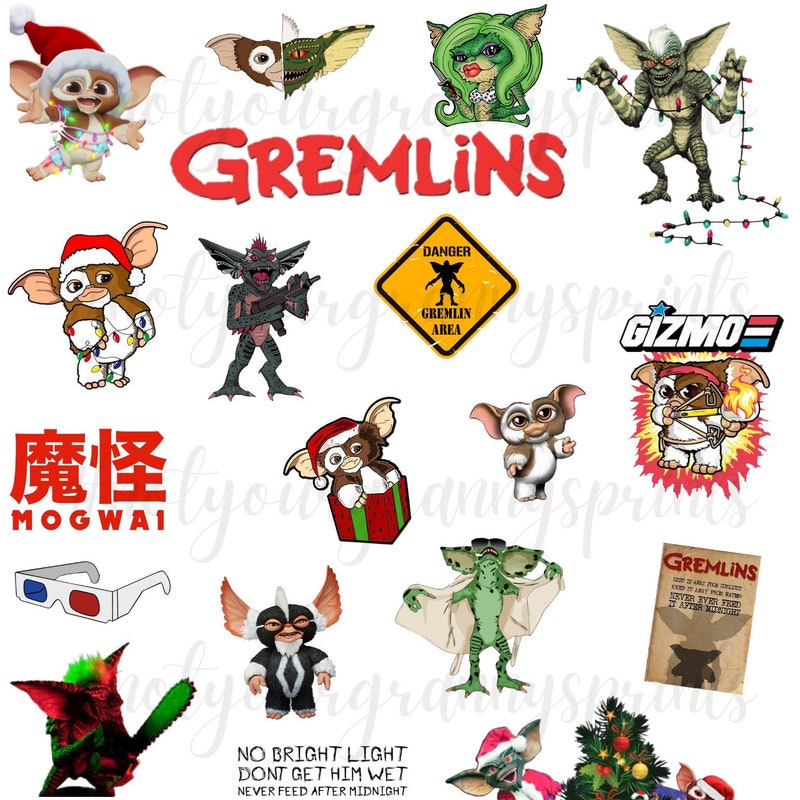Gremlin Png Files - Etsy