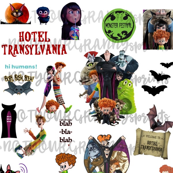 Hotel Transylvania PNG Digital Download