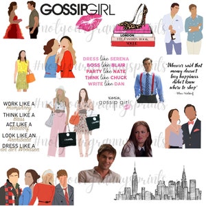 Download digitale PNG di Gossip Girl