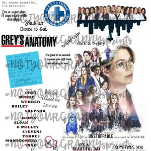 Greys Anatomy Waterslide for epoxy tumbler