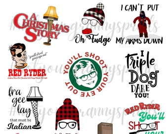 A Christmas Story PNG Digital Download