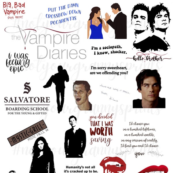 Download digitale PNG di The Vampire Diaries