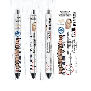 Grays Anatomy pen wrap PNG digitale download