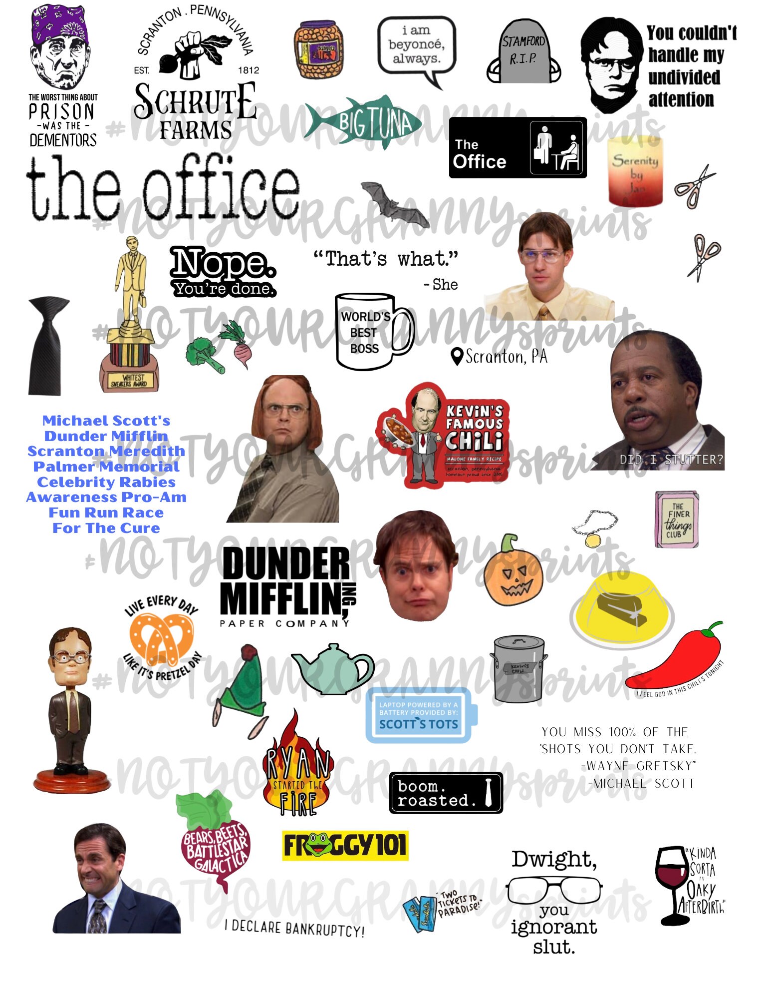 The Office PNG Digital Download for Tumblers Etsy Australia