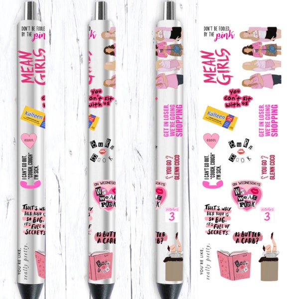 Mean Girls b inkjoy pen wrap PNG Digital Download