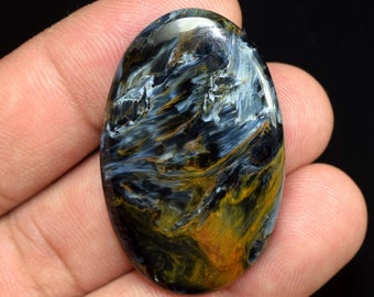 Pietersite Cabochon Gemstone, 100% Natural Golden Pietersite Cabochon 46.90 Cts, Pietersite Pendant, Pietersite Ring, Pietersite Bracelet