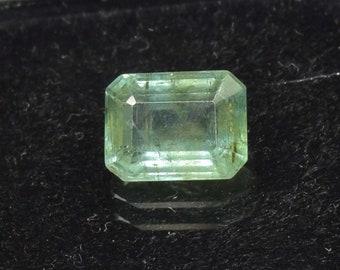 Emerald Natural Emerald Emerald Cut Emerald Zambia Emerald Natural Emerald Octagon Shape Natural Zambian Emerald, Loose Emerald 1.20 Ct