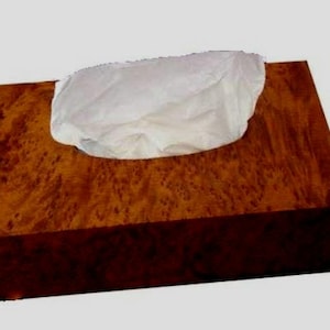 Scatola per fazzoletti in legno di thuja marocchino, scatola per fazzoletti fatta a mano, scatola porta fazzoletti, coperchio per scatola di carta.