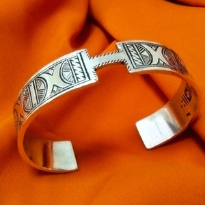 Hermès Rare Tuareg Silver Orange Belt - Vintage Lux