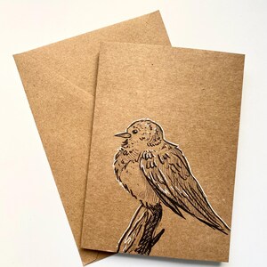 Carte dessinée à la main - Ours