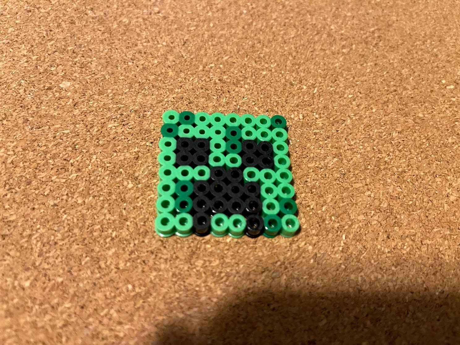 3d Perler Minecraft Creeper Head 3 Steps Instructables Images