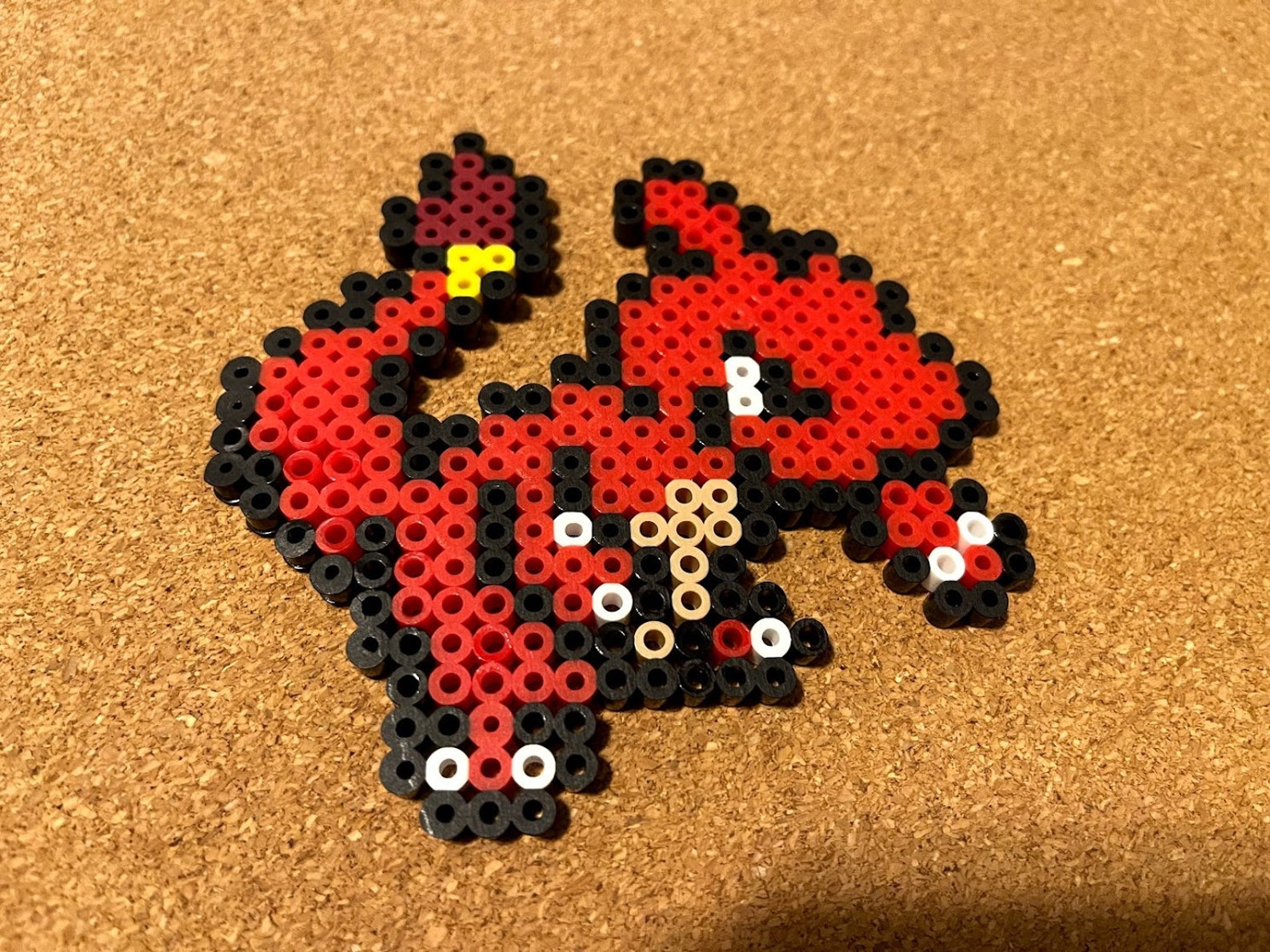 Charmeleon Pokemon Perler Bead Creation Etsy