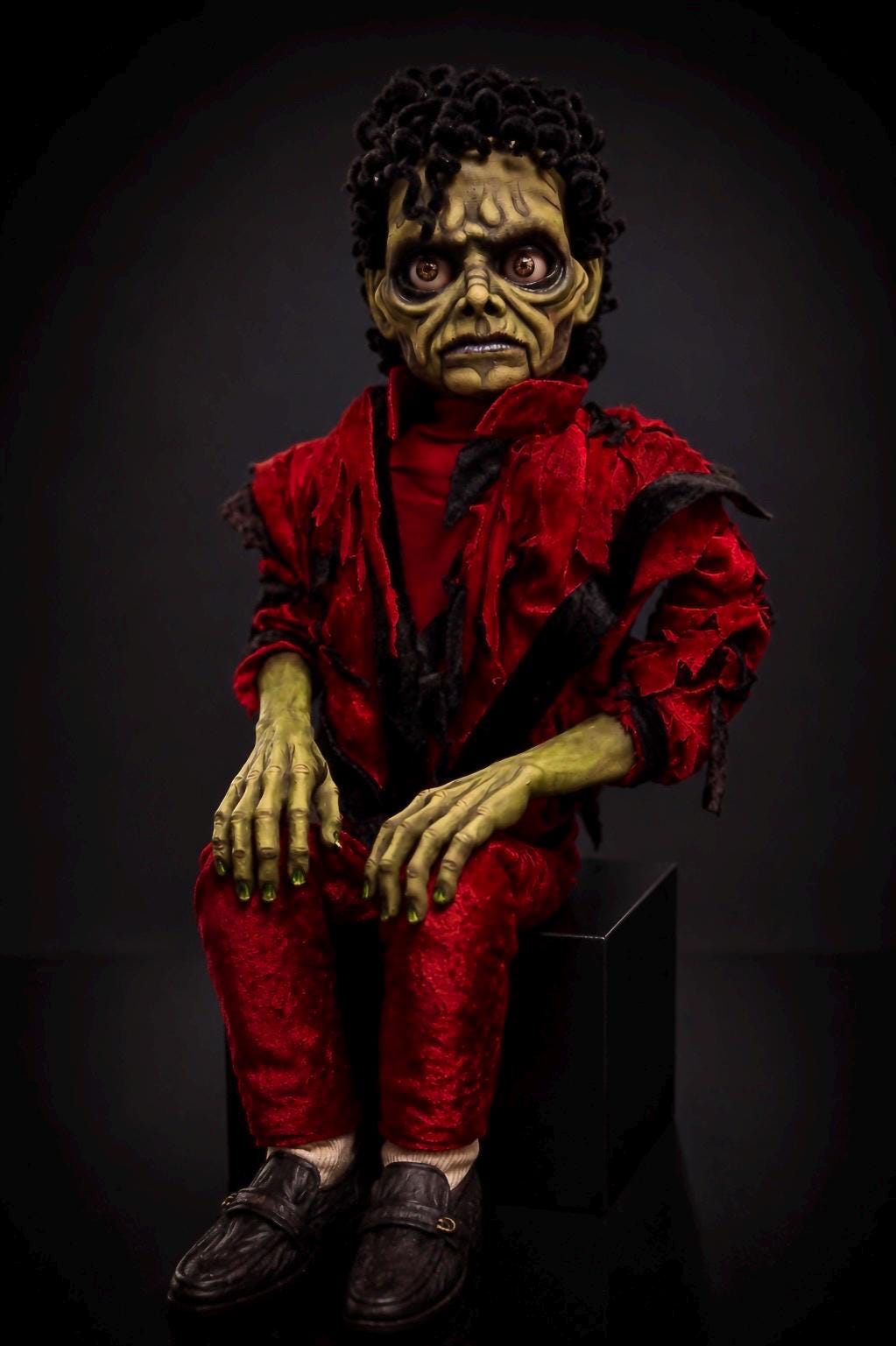 Gunstringer Puppet Zombie Michael Jackson Thriller Zombie Puppet Handcrafted Ventriloquist Style ...