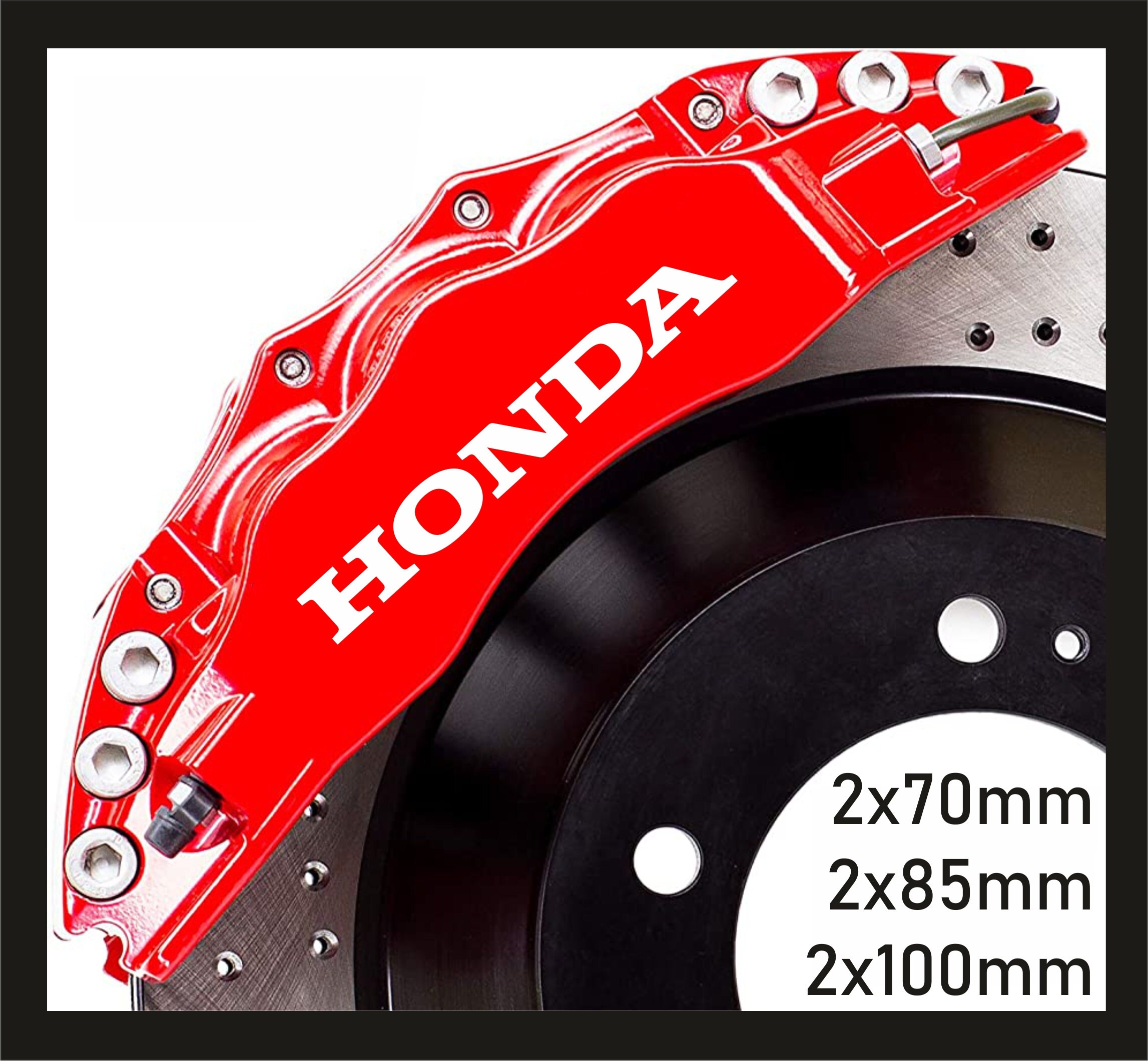 HONDA Brake Caliper Decals / Stickers Etsy UK