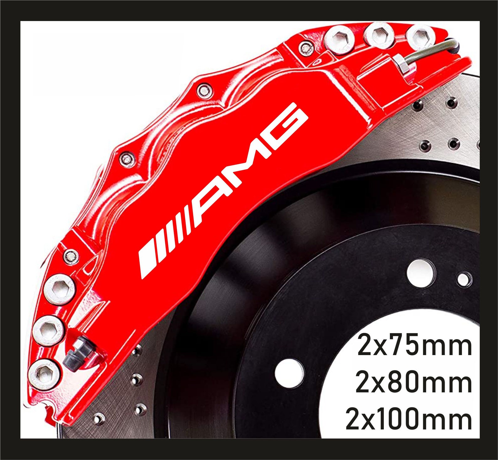 AMG Mercedes Brake Caliper Decals / Stickers Etsy