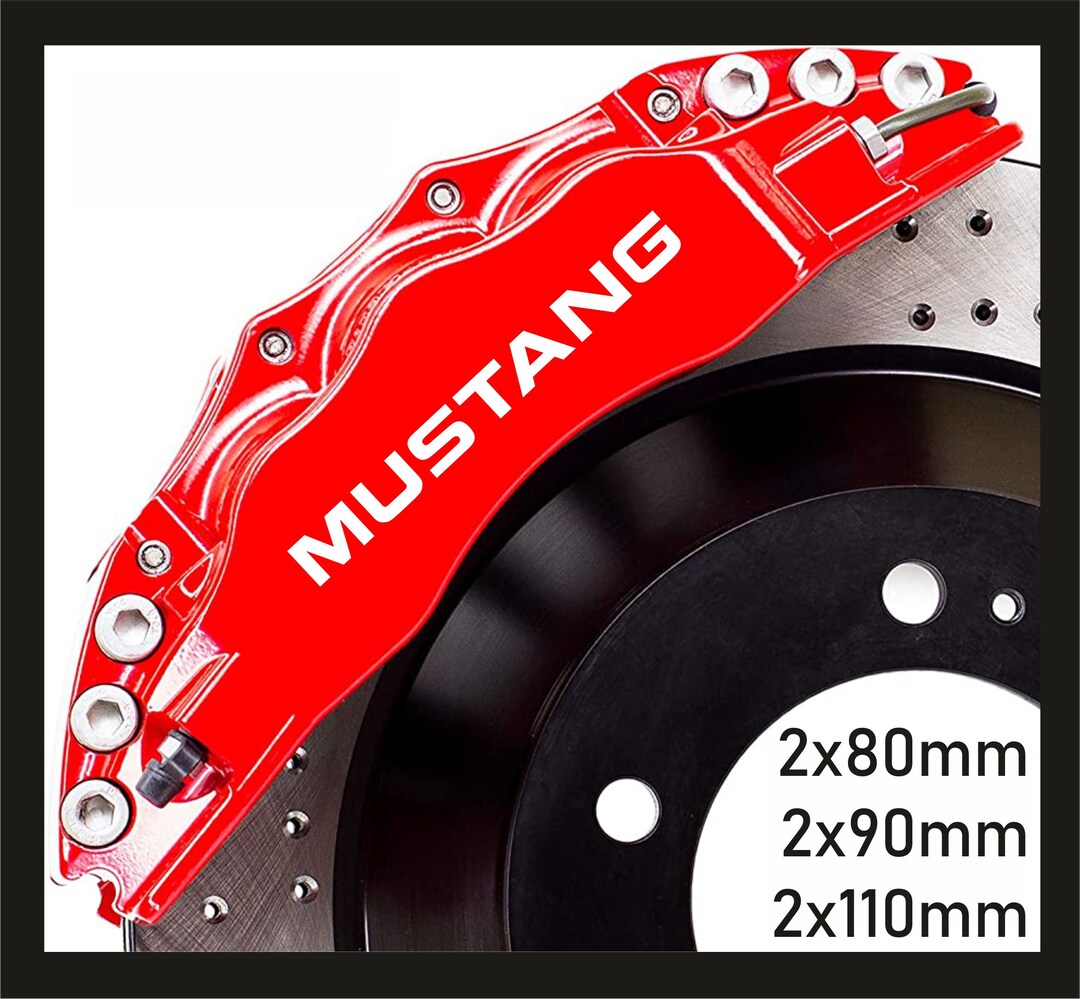 FORD MUSTANG Brake Caliper Decals / Stickers Etsy