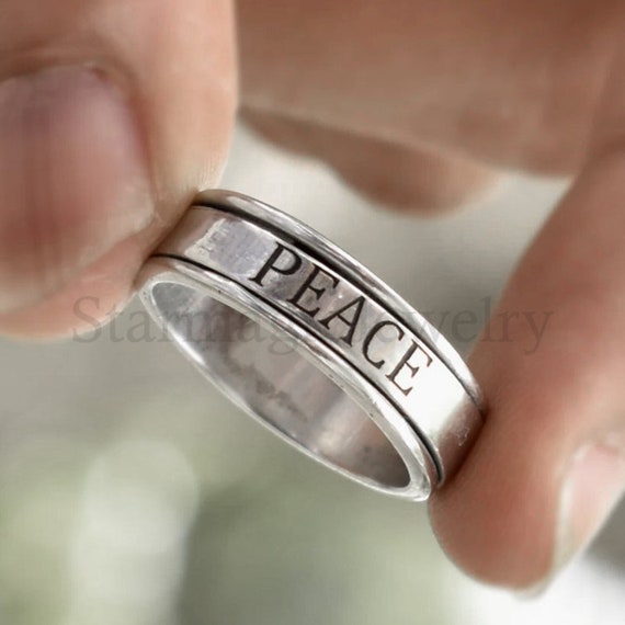 Peace on sale spinner band