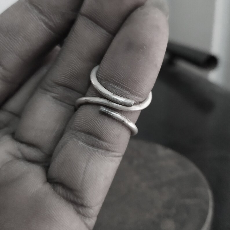 Swan Neck Silver Splint Adjustable for PIP or DIP Joint Ring Etsy