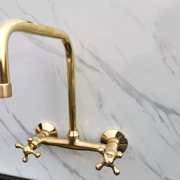 Wall Mount Bridge Faucet - Etsy