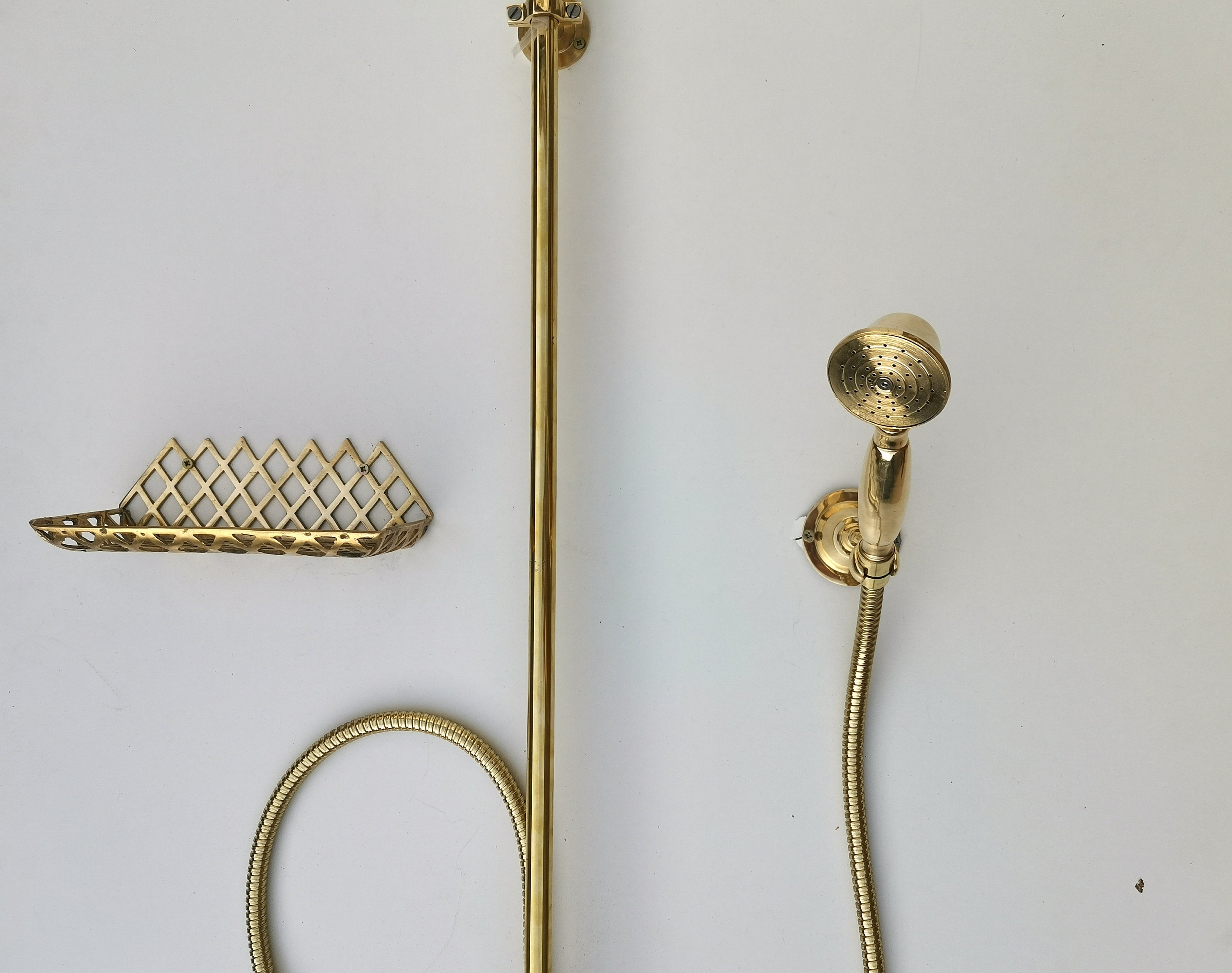 Solid Brass Rain Shower System Set Exposed Best Spa Shower System With ...