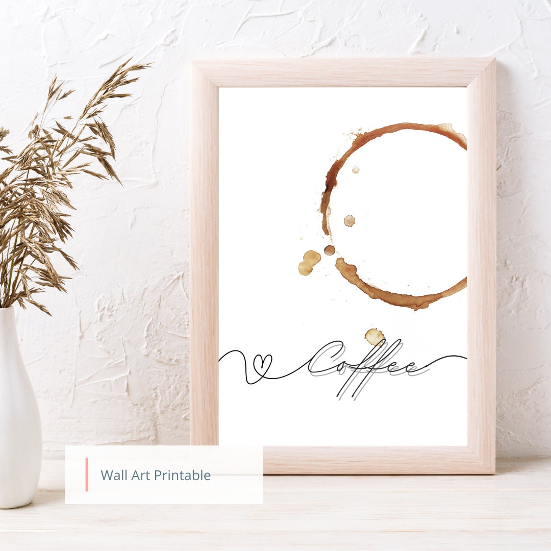 Coffee Wall Art Kitchen Printable Home Decor For Coffee Lovers Coffee Wall Art Kitchen Printable Home Decor For Coffee Lovers