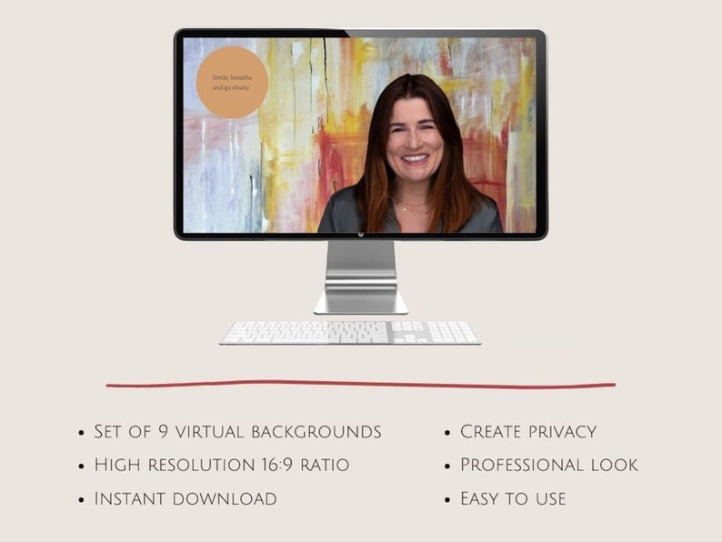 Inspirational Quotes Zoom Backgrounds Virtual Meeting Etsy