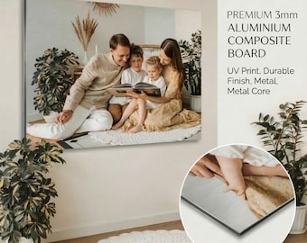 Custom Photo Print Aluminum Composite Board, UV Printed Metal Wall Art, 3mm Durable Panel