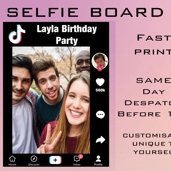 Tiktok Photo Frame Etsy UK