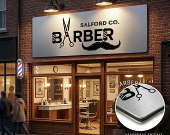 Custom Aluminum Composite Business Sign, Waterproof Outdoor Office Storefront Signage