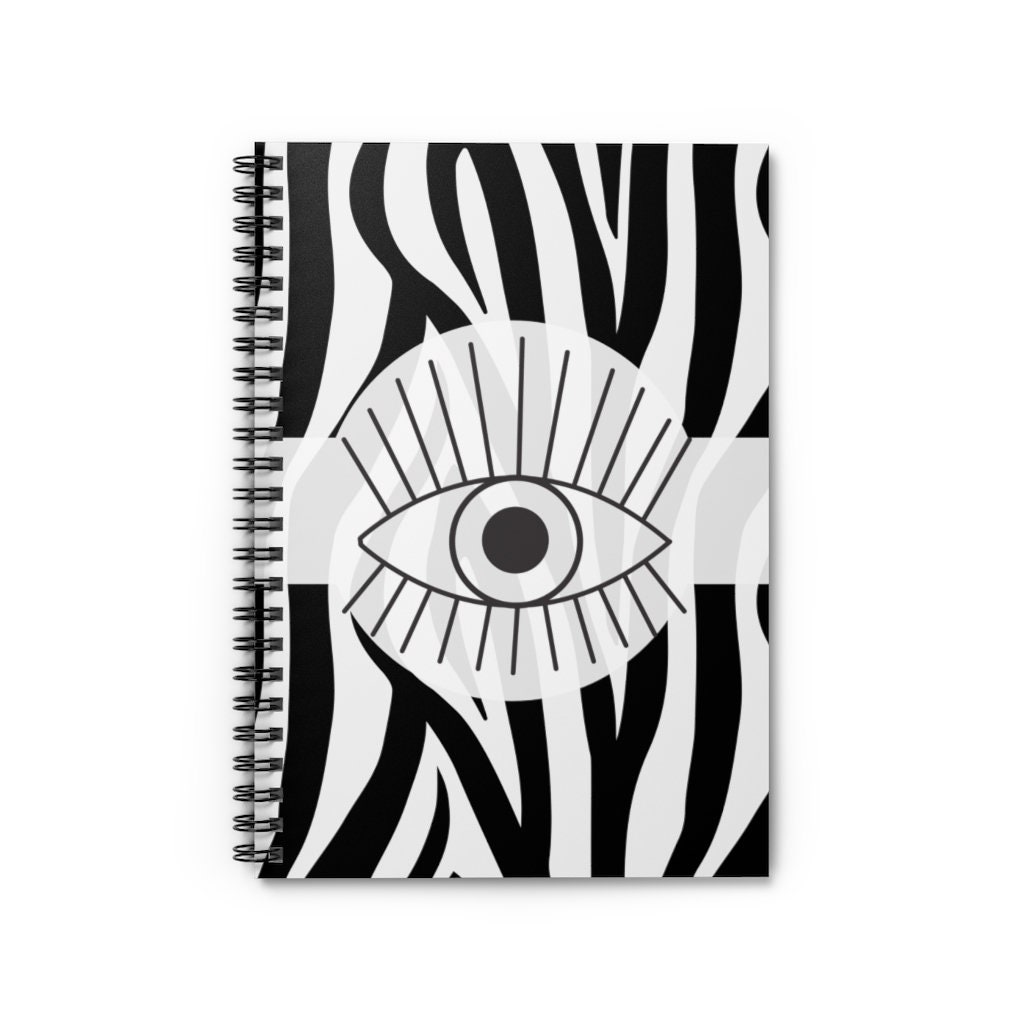 Zebra Animal Print Pattern Modern Eye Evil Eye Gift For | Etsy