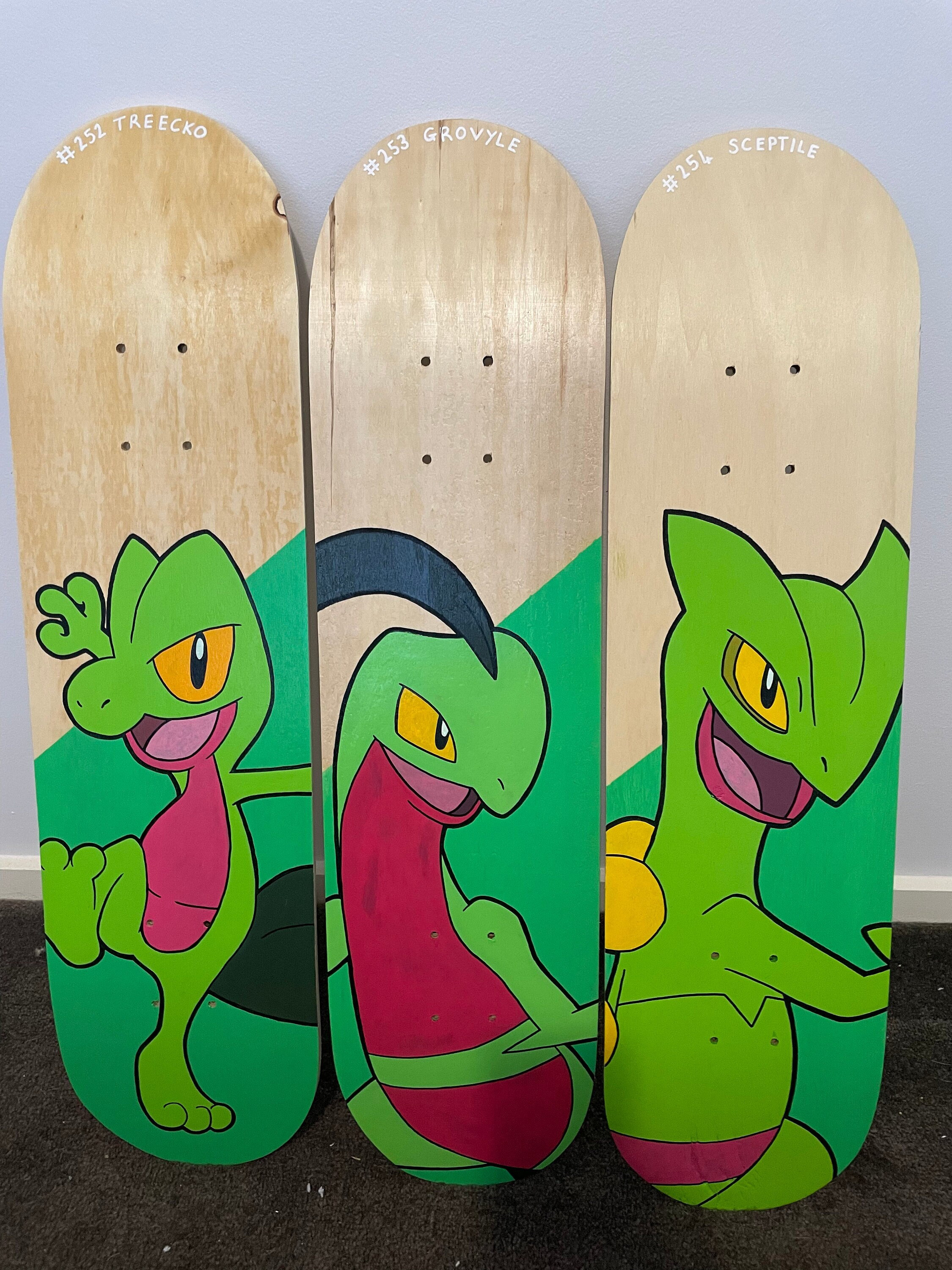 CUSTOM Pokemon Skateboard Deck Etsy