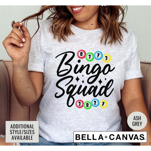 Bingo Squad Women's Matching Graphic Tee, Get Out Of My Way I'm Going To Bingo Lover Present T-Shirt, Mother's Day Gift, Plus Size Bingo Top