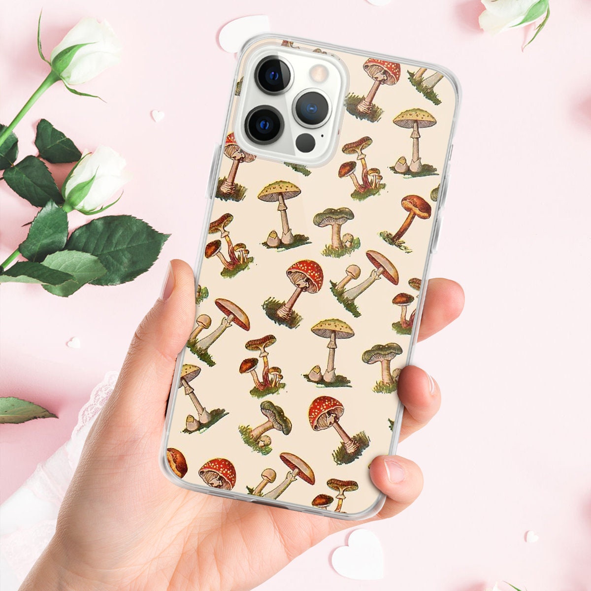 Special Mushrooms Phone Case Waterproof Scratchresistant Etsy