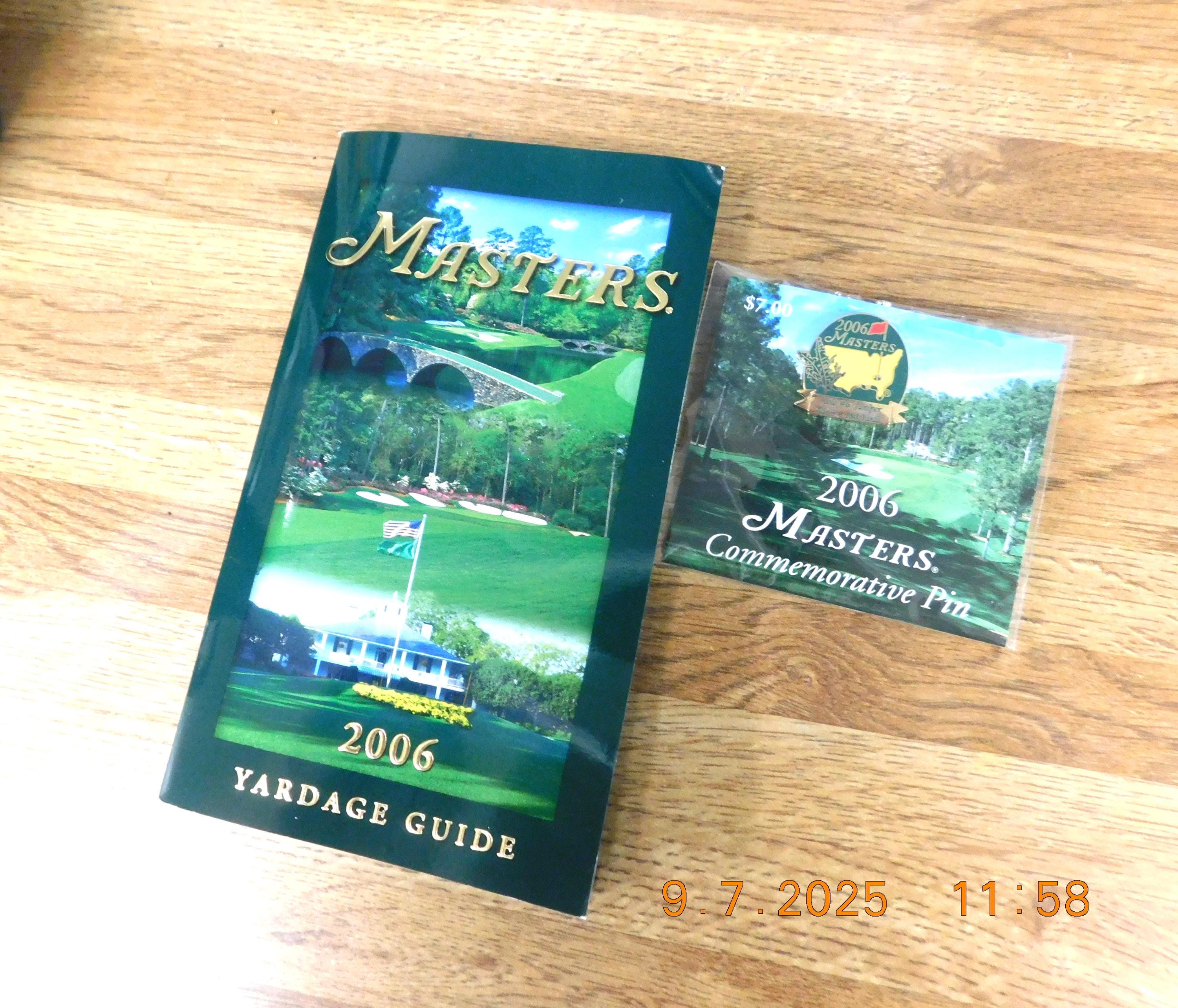 Masters 2025 Commemorative Pin 2025 Masters Rory McIlroy Winner