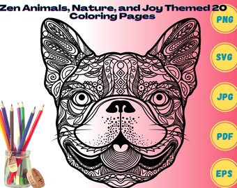 Download Zentangle Coloring Book Etsy