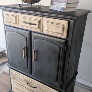 Sold wood Tall Dresser