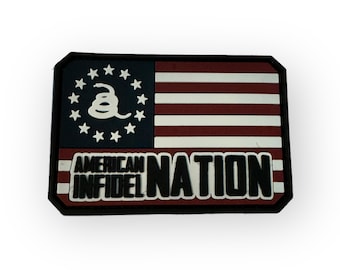 American Infidel Nation PVC Morale Patch