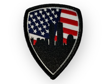 American Infidel Never Forget 9/11 Shield Morale Patch