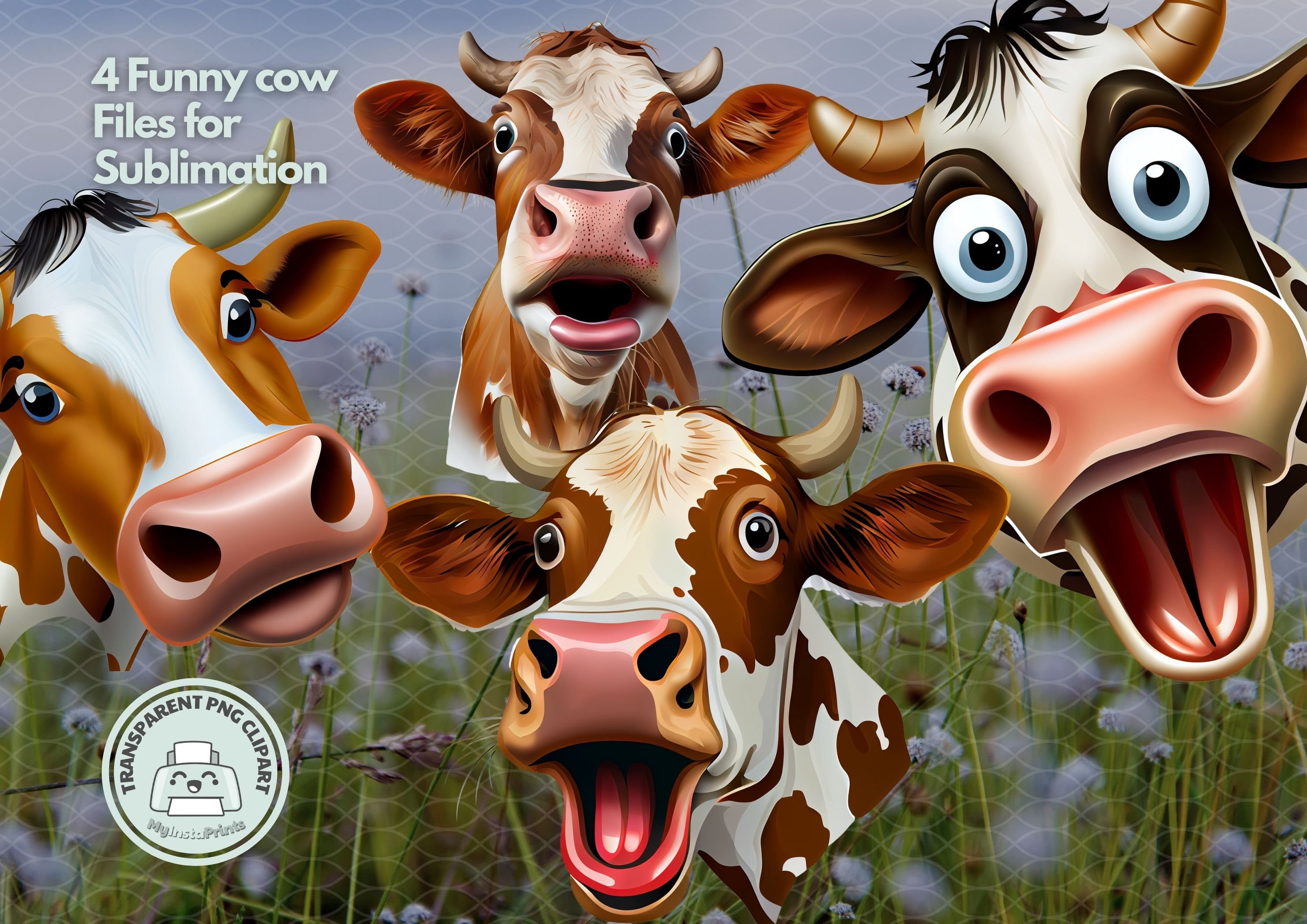 Cow Cartoon Print - Etsy Cow Cartoon Print - Etsy