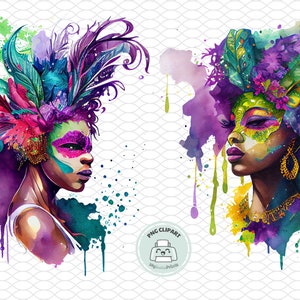 mardi gras black girl
