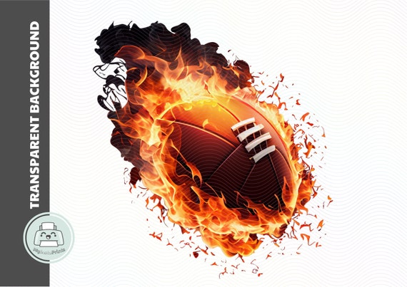 Football on Fire Png Football Png Football Fireball, Football Ball in  Flames Football Sublimation Designs, Football Shirt Design - Etsy